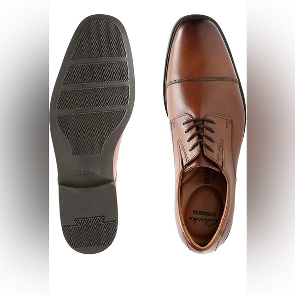 Clarks Men’s Tilden Cap Oxford Shoes - Picture 4 of 8